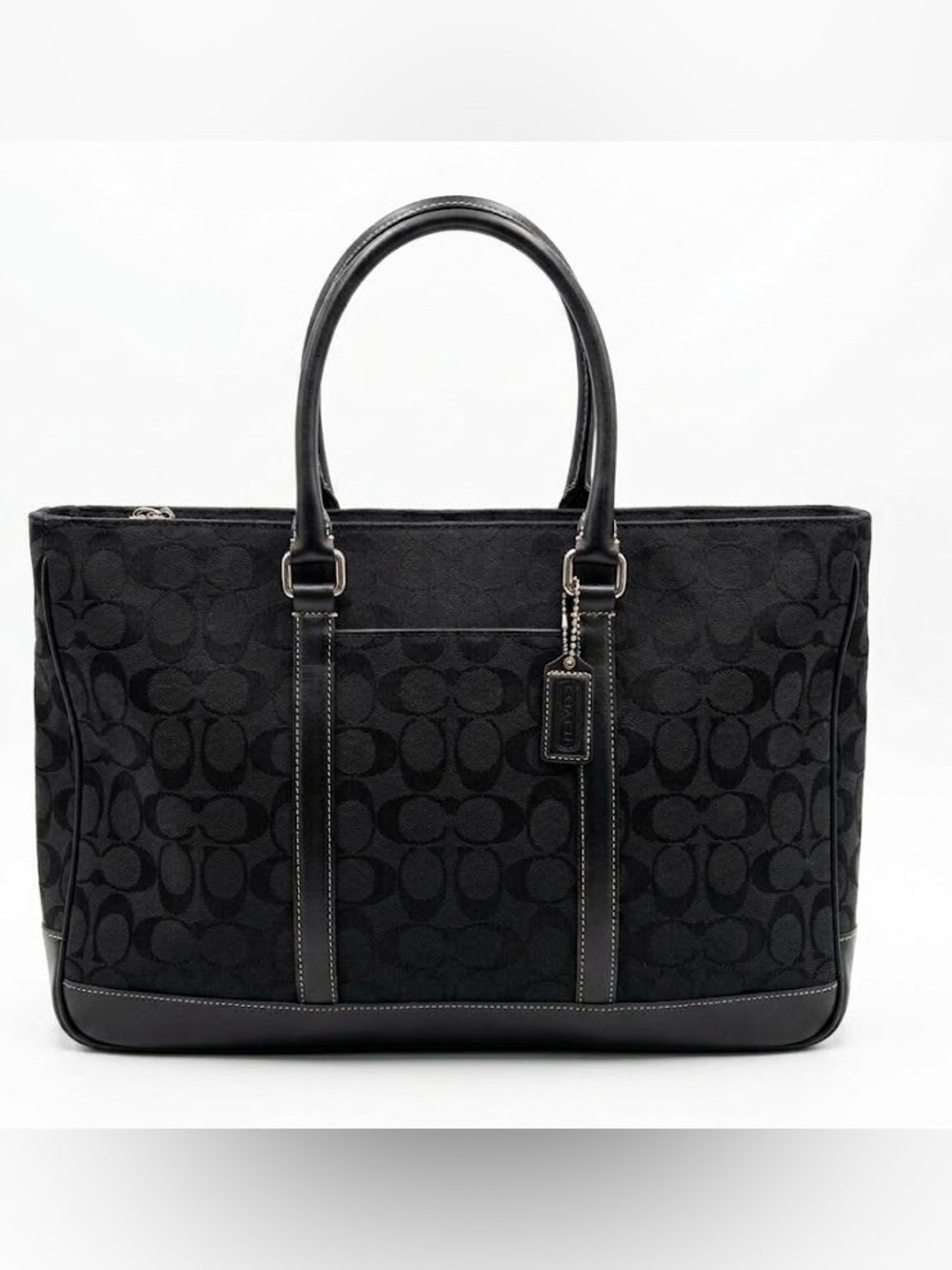 Coach Vintage Hamptons Signature Gallery Classic C Business Tote Briefcase Purse